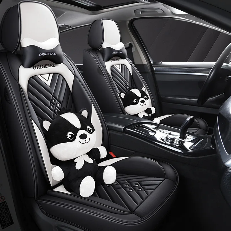 

kalaisike Leather Universal Car Seat covers for Chery all models A1/ 3/5 Cowin Riich Fulwin E3 E5 QQ3 6 V5 Tiggo X1 auto styling