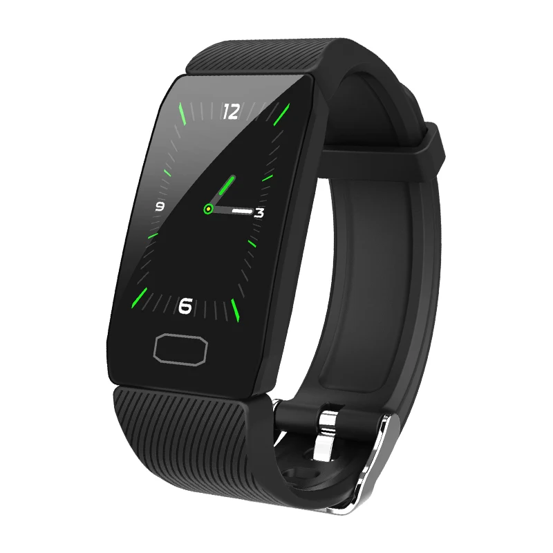 Q1 24-hour Heart Rate Blood Oxygen Monitor Smart Watch Band bluetooth Sports Mode Weather Alarm Multi-language Wristband Fitness