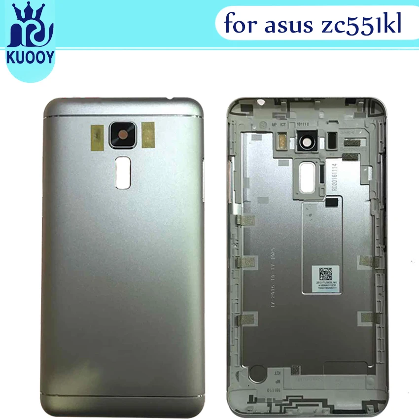 Для ASUS Zenfone 3 Laser ZC551KL Задняя крышка батареи чехол с объективом камеры запасные