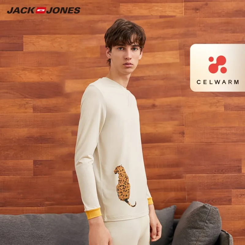 JackJones мужской теплый комплект нижнего белья базовый домашней одежды топ и штаны |