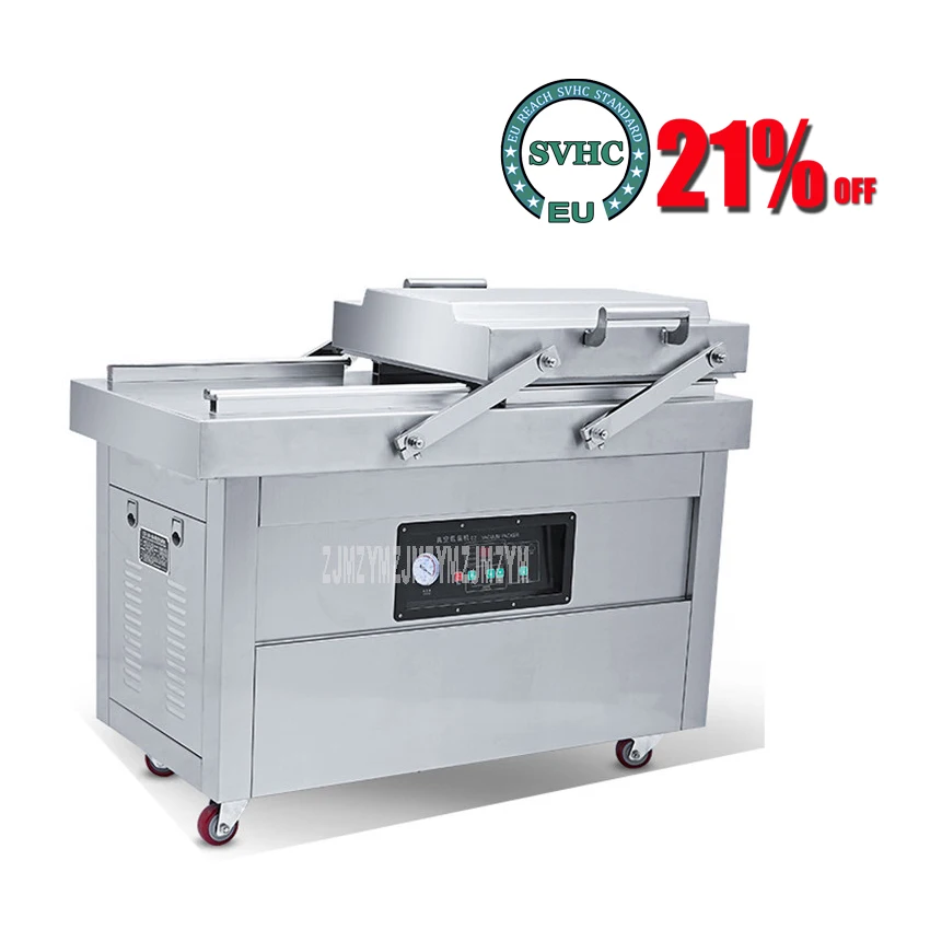 

DZ-400 40cm Length Vertical Plastic Vacuum Sealer Automatic Sealing Machine Double Side High Efficiency Plastic Food Bag Sealer