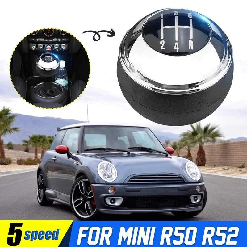 5 скоростей ручная рукоятка для рычага переключения передач ручка Mini R50 2000 2006 Cabrio