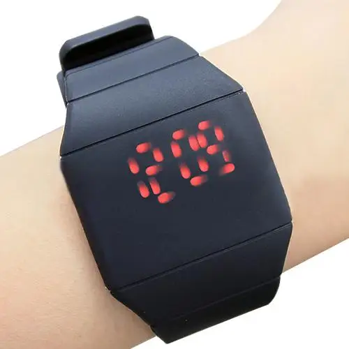 

Unisex Watches 2020 Fashion Sport Touch Screen Watches Men Women Ultra Thin Led Digital Watches Plastic Watches Dropshipping AAA