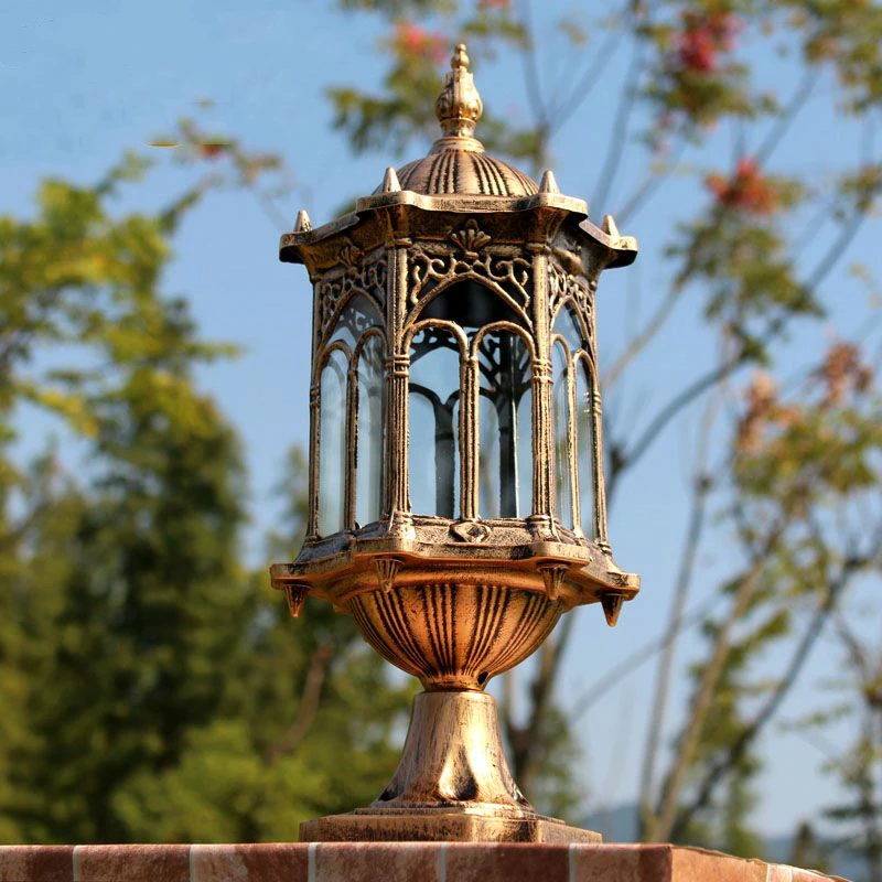 Настенный светильник в европейском стиле уличный столб ретро|Уличные настенные