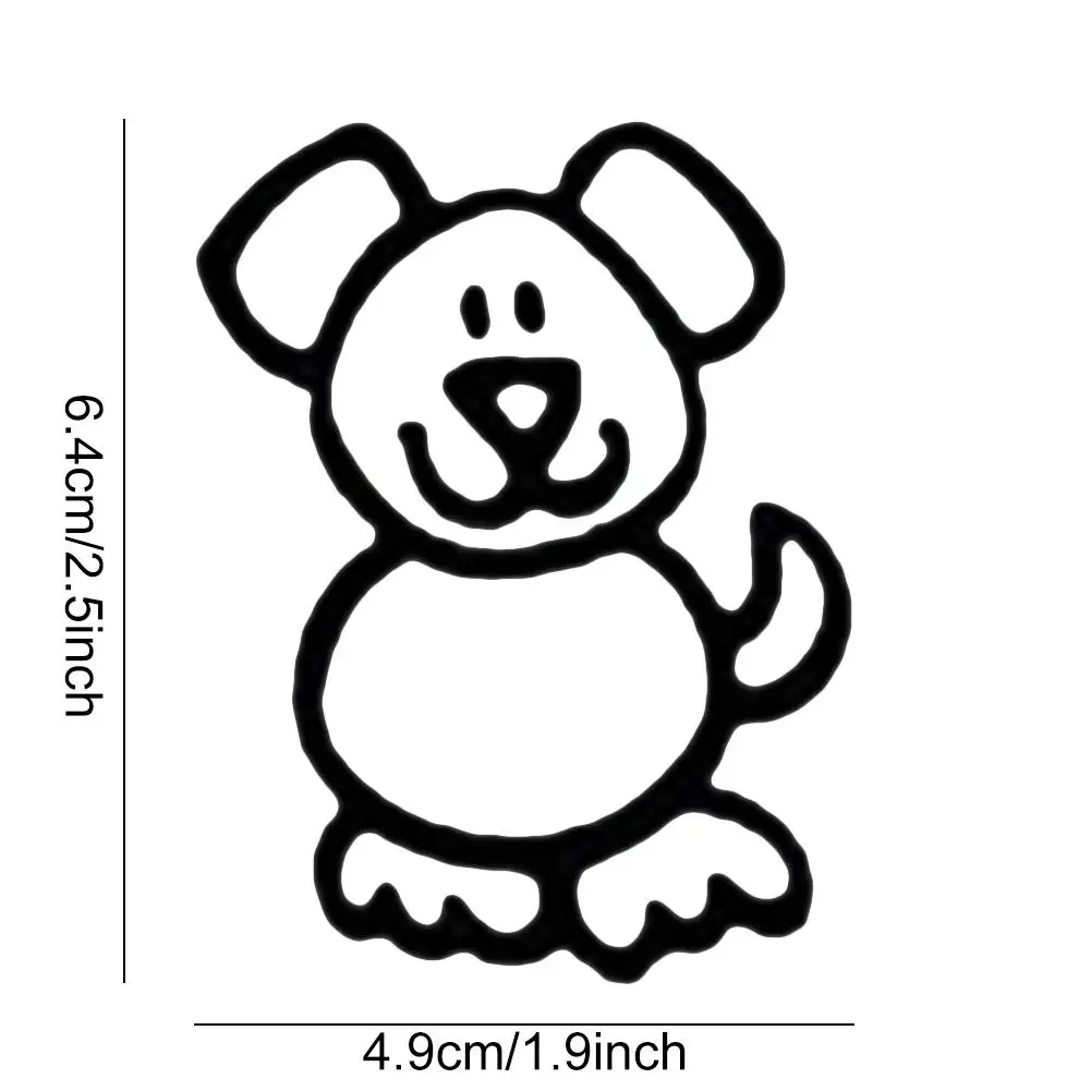 Забавная фигурка члена семьи собака кошка автомобильный декор наклейка для окна