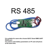 qucc rs485 modlue for smart bms with uart rs485 port