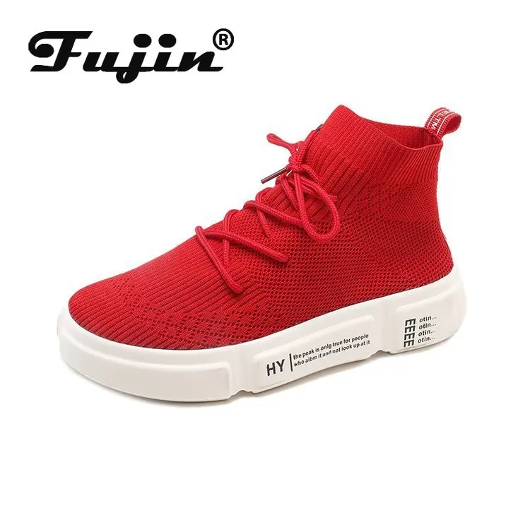 2020 высокая обувь Растягивающиеся носки Эластичные кроссовки на платформе