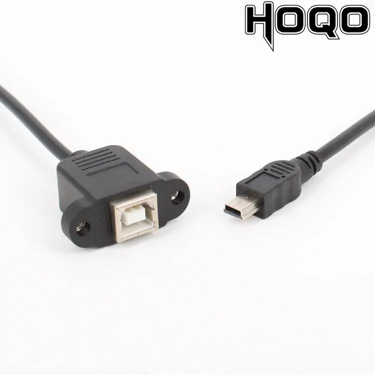 10 шт. Удлинительный кабель 50 см мини USB 2 0 Штекерный разъем для принтера Тип B