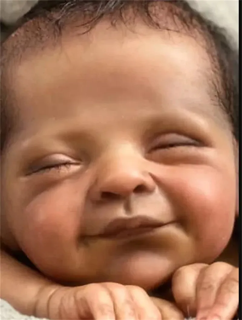 

New 17 Inch Reborn Doll Kit Sunny Delite Closed Eyes Newborn Size DIY Blank kits Unpainted Doll Accessories
