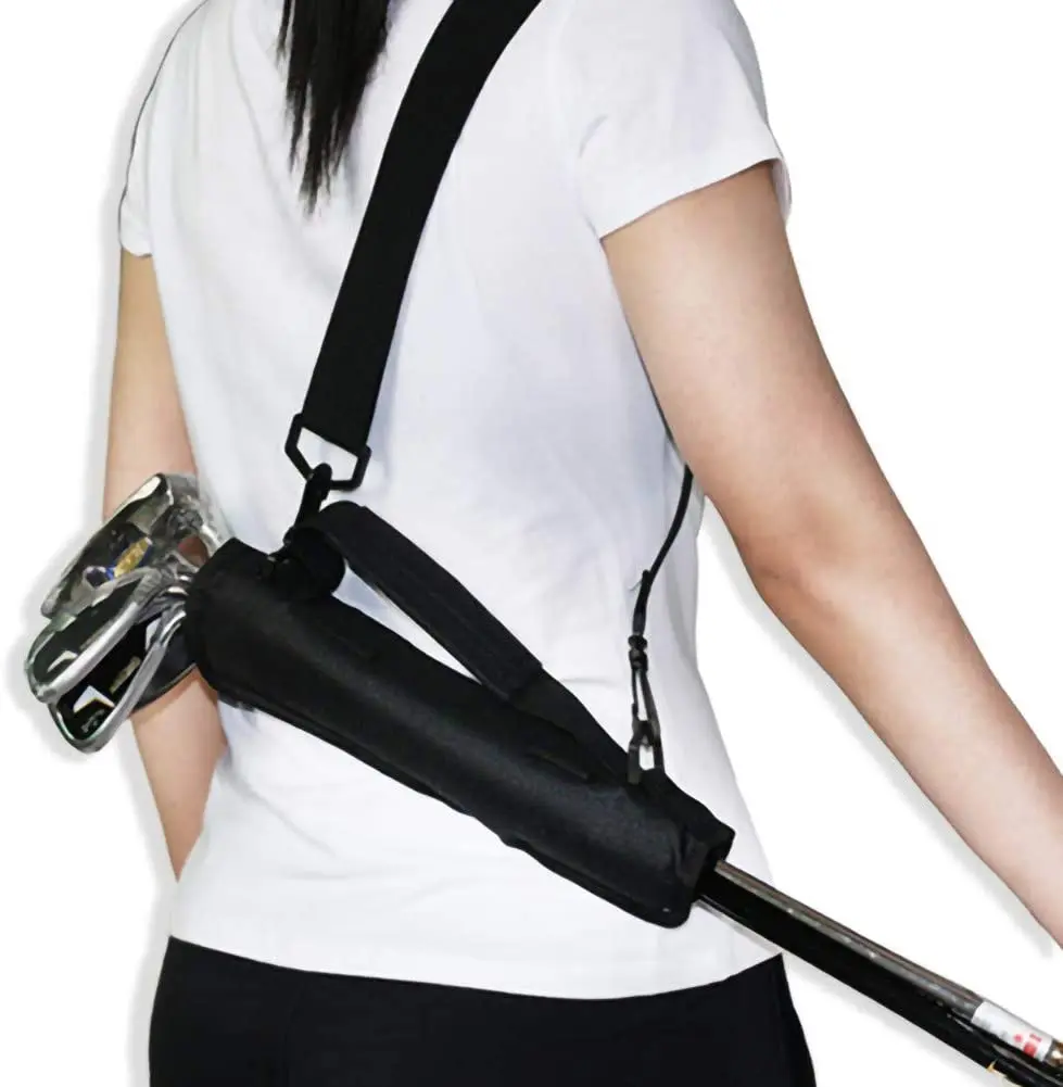 Гольф Праздничная Сумка обучение Stick для игры в гольф клуб мяч на плечо