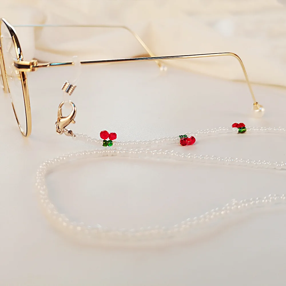 Простые японские и Южнокорейские солнцезащитные очки-цепочки с изображением