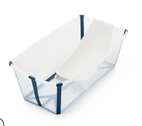 

Folding Baby Bath Tub Basin Nappy Contains No