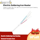 Паяльная станция с подогревом, Электрический паяльник, нагревательный элемент, керамический сердечник для 878D 862, Ремонтный инструмент