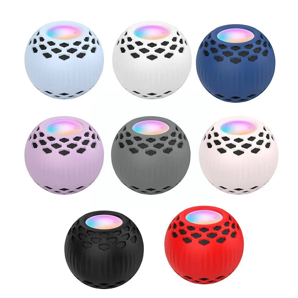 

Silicone Sound Box Protective Case for Apple HomePod Mini Smart Speaker Shockproof Sound Box Cover Shell Speaker Accessorie X2J7