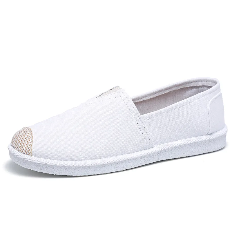 

Canvas Women Flats Slip On Shoes Lady Loafers Spring Autumn Casual Woman Shallow Single Shoes Printing Round Toe Zapatos Mujer