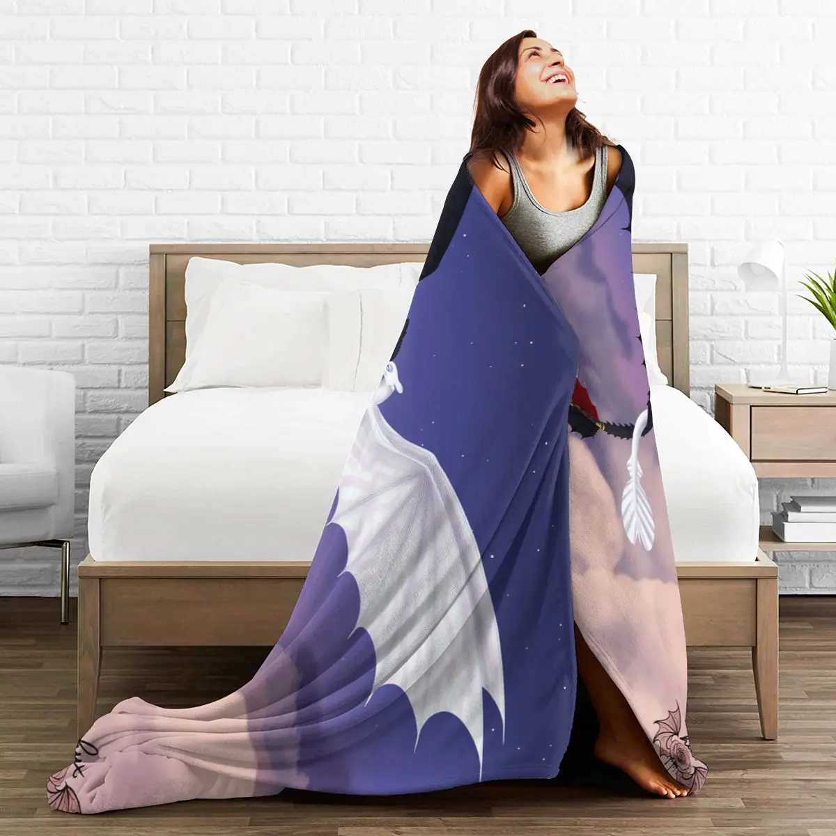 

Ultra Soft Sofa Blanket Cover Blanket Cartoon Cartoon Bedding Flannel plied Sofa Bedroom Decor for Children and Adults 61