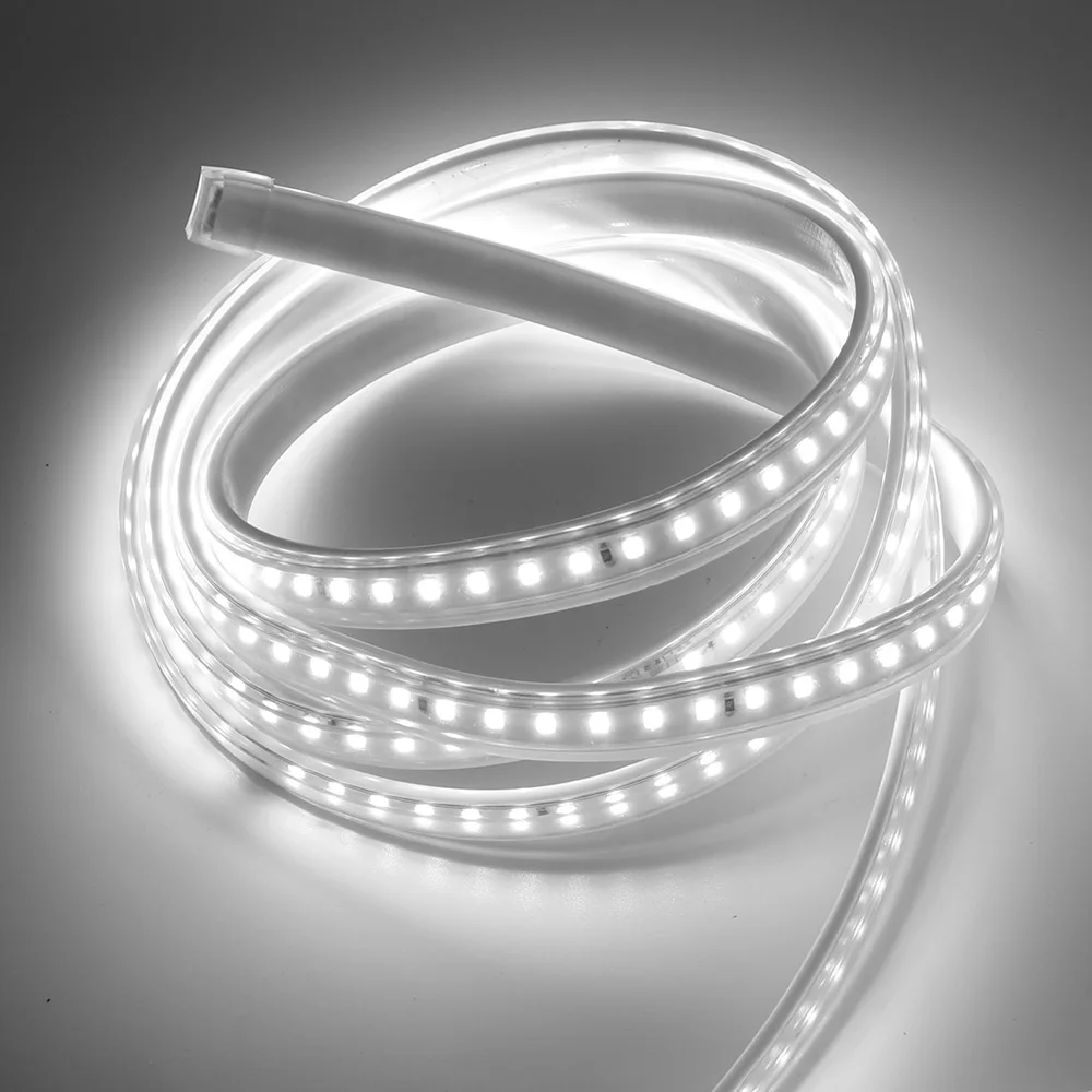 220V Светодиодные ленты светильник 2835 120LED высокое Яркость с регулируемой яркостью