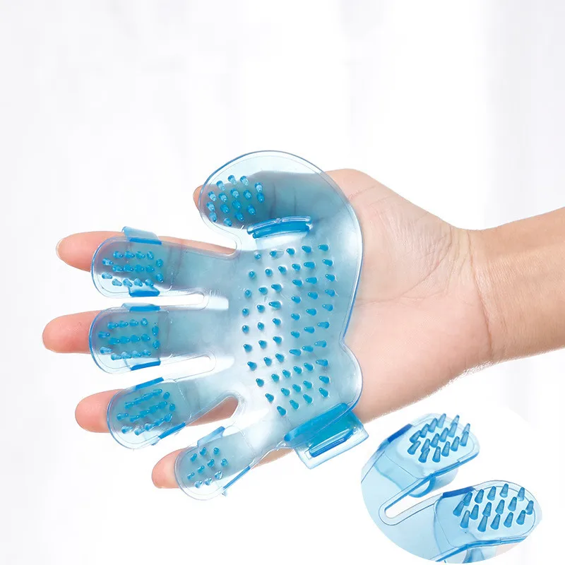 Новая модная перчатка для массажа домашних животных щетка кошек расческа ванны с