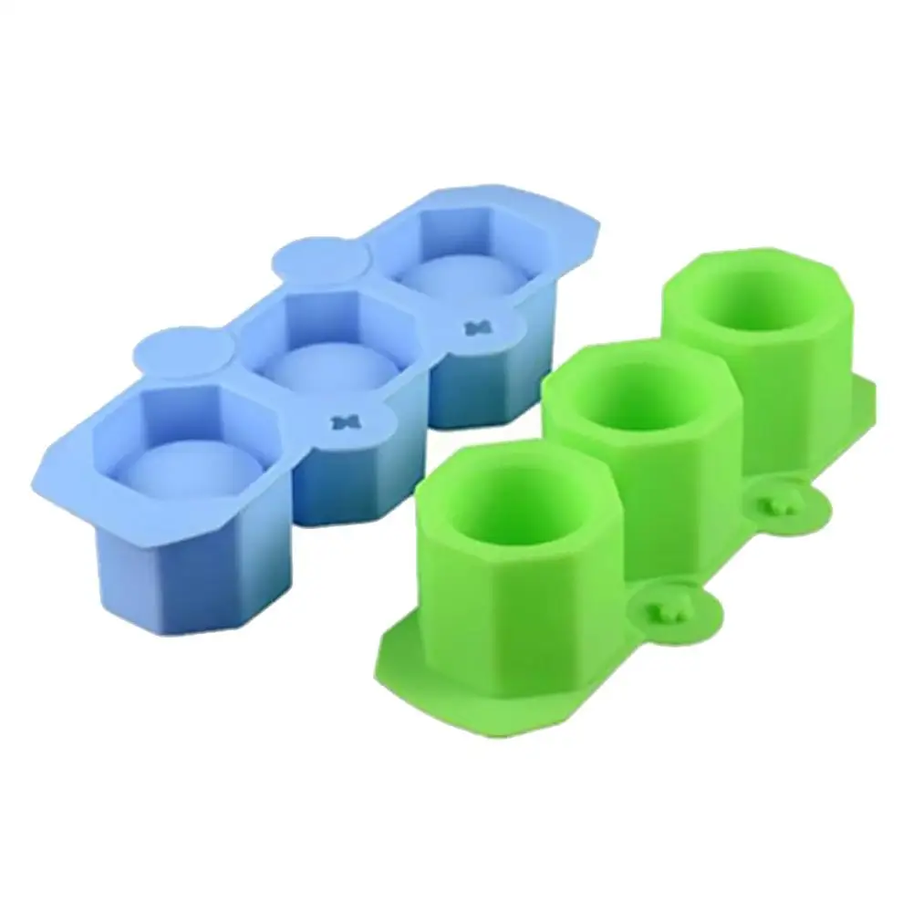 3 отверстия силикагель плесень бокал для Вина Силиконовый ледяной Сказочный шар