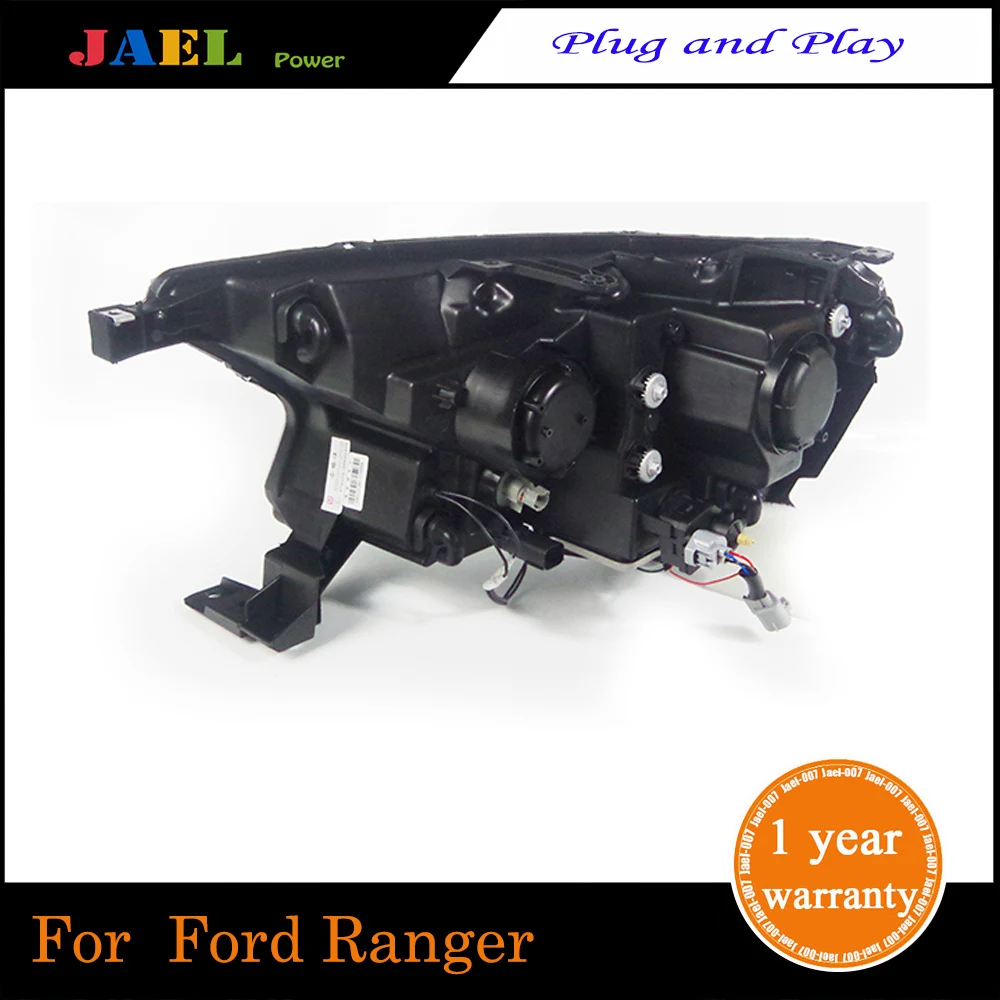 

JAEL LED Headlight For Ranger Everest Endeavour Headlights Mus Headlights LED DRL Running lights Bi-Xenon Beam lights angel