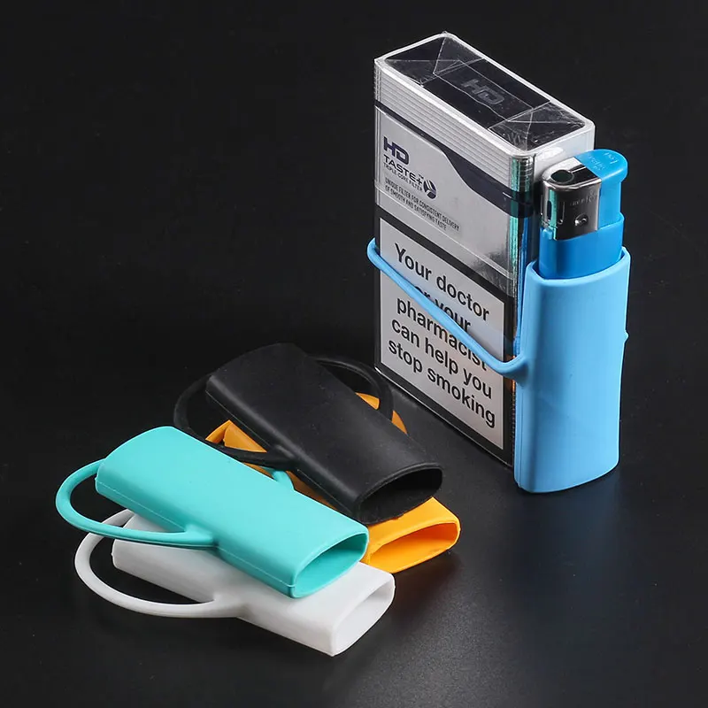 5 шт./лот новый набор чехлов для зажигалки силиконовые рукава обмотка вокруг