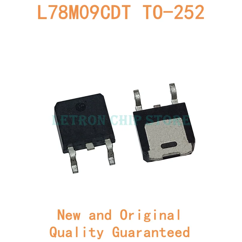 

10 шт. L78M09CDT TO252 L78M09-252 78M09 DPAK 9V L78M09CDT-TR Положительные регуляторы напряжения новый и оригинальный