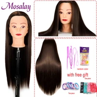 head dolls for hairdressers 65cm hair synthetic mannequin head hairstyles female mannequin hairdressing styling training head