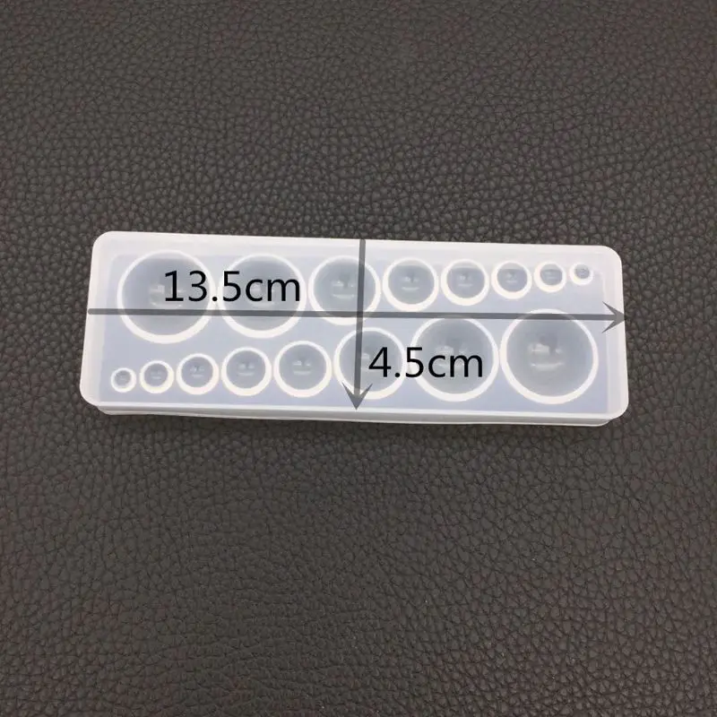 

Silicone Mold DIY Crystal Epoxy Resin Molds Time Stone Jewelry Making Crafts Round Handmade Cake Fondant Chocolate Tools