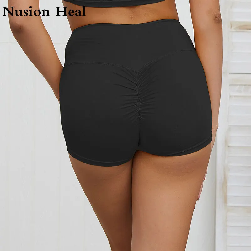 NUSION HEAL женские s ходовые шорты йоги колготки для бега короткие женские спортивные крутые женские шорты для фитнеса Женские беговые шорты