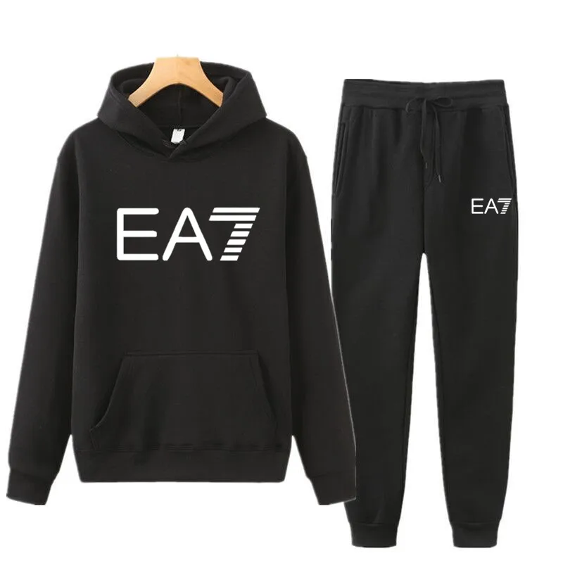 

2021 New Brand Men's Sportswear Jacket Hoodie Sportswear Suit Men's Sweatshirt Cardigan Men's Suit Clothes Pants