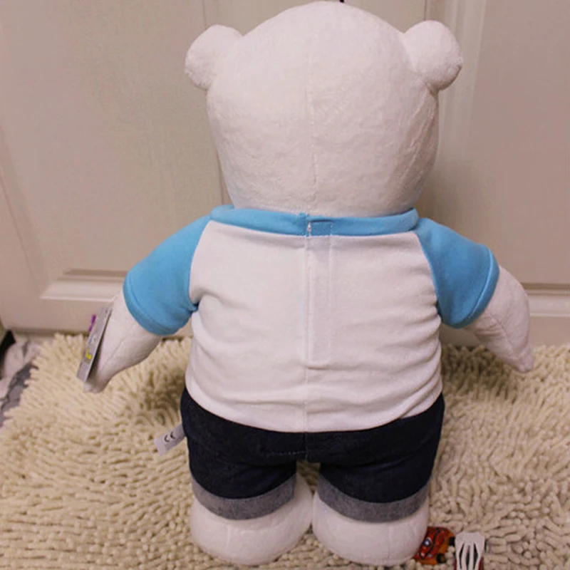 

1pcs 45cm Korea Polar Bear Poby Plush Stuffed Toys Doll Penguin Soft Animals Toy Brinquedos for Kids Children Gifts