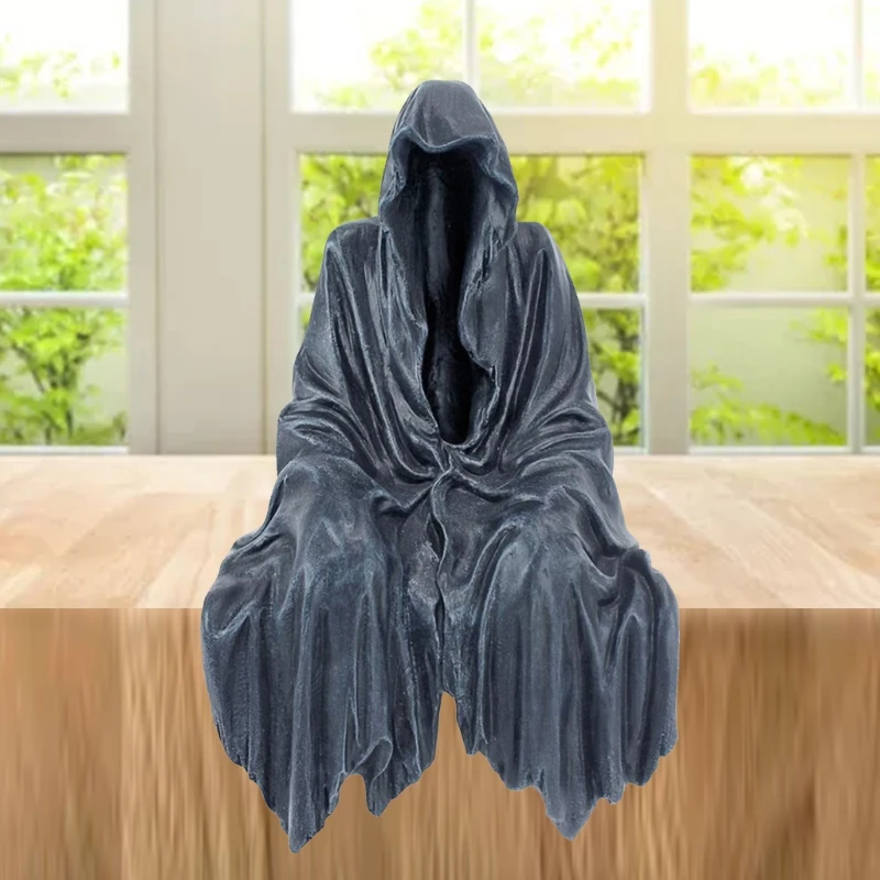 

The Creeper Reaper Sitting Statue Resin Desktop Ornament the Creeper Sculpture