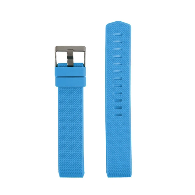 sky blue Чистый цвет мягкий силиконовый сменный мужской ремешок для наручных часов браслет для Fitbit Charge 2 Женский Мужской черный ремешок для наручных часов для FitBit 2 - Цвет ремешка: sky blue
