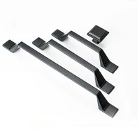 zinc alloy black cabinet handles american style kitchen cupboard door pulls drawer knobs fashion furniture handle hardware
