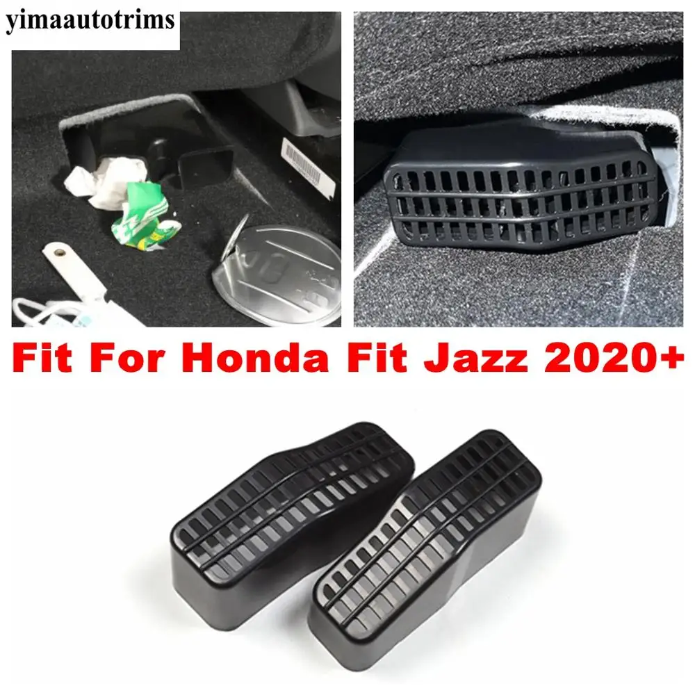 

Car Under Seat Floor Air Conditioning AC Heater Vent Outlet Anti-blocking Plastic Cover Trim For Honda Fit Jazz GR 2020 - 2022