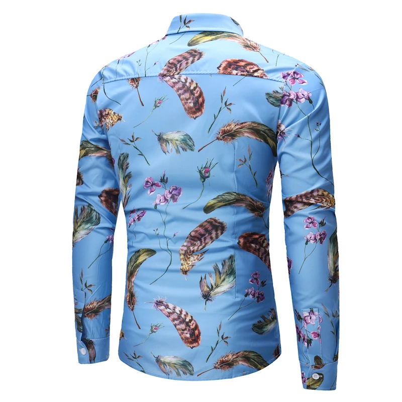 Новинка 2019 модная мужская рубашка приталенные классические рубашки