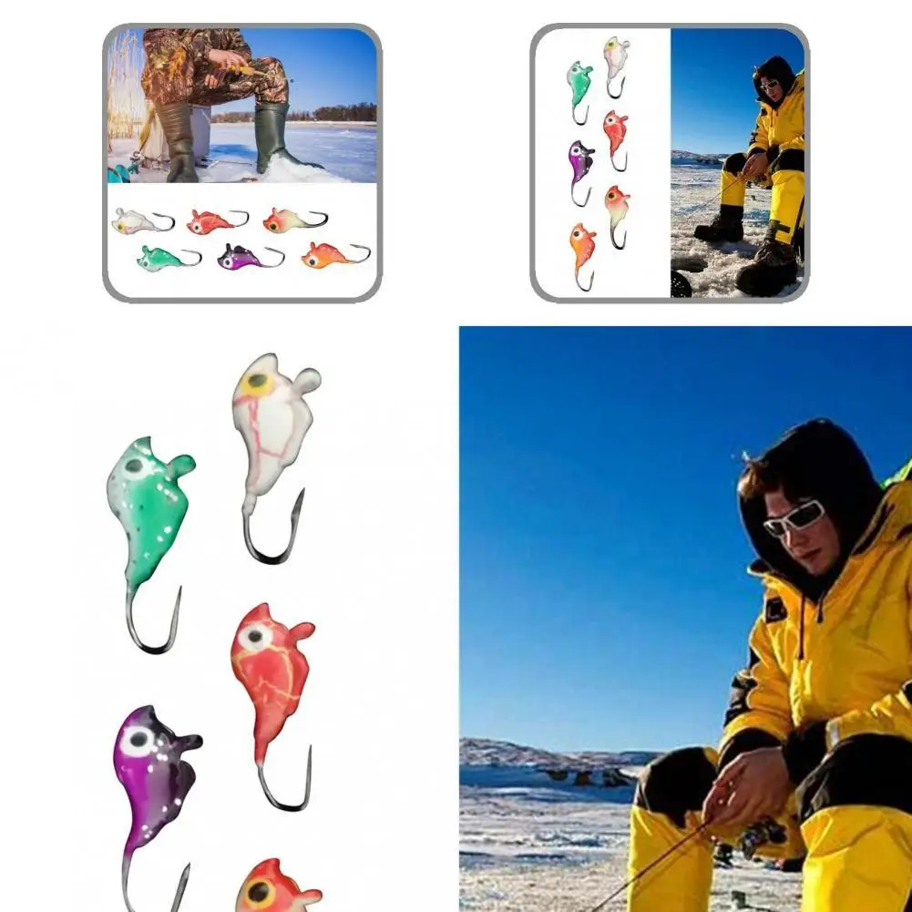 

Мини 18 шт./компл. Изысканная искусственная приманка джиг головка маленький крючок аксессуар портативная мини приманка многоразового испол...