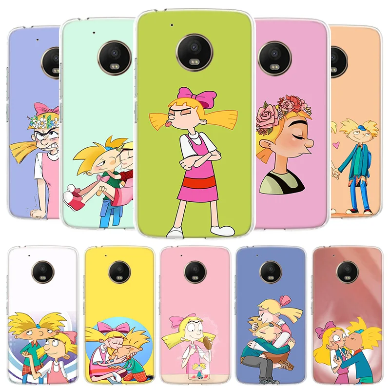 Чехол для телефона Hey Arnold Lover Motorola Moto G9 G8 G7 G6 G5 E5 E6 Plus Play Power One Action Macro Подарочный