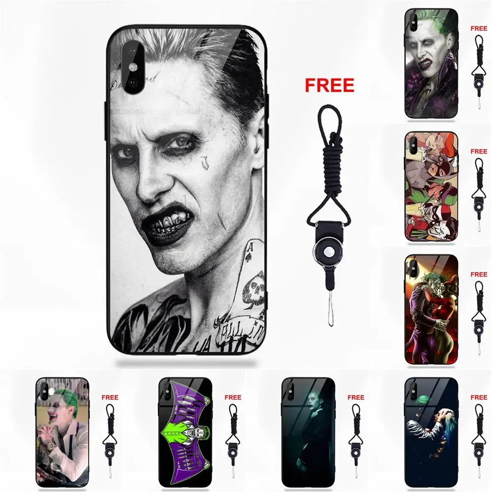 Мягкий ТПУ чехол + закаленное стекло для телефона Apple iPhone 5 5C 5S SE 6 6S 7 8 Plus X XS Max XR Harley