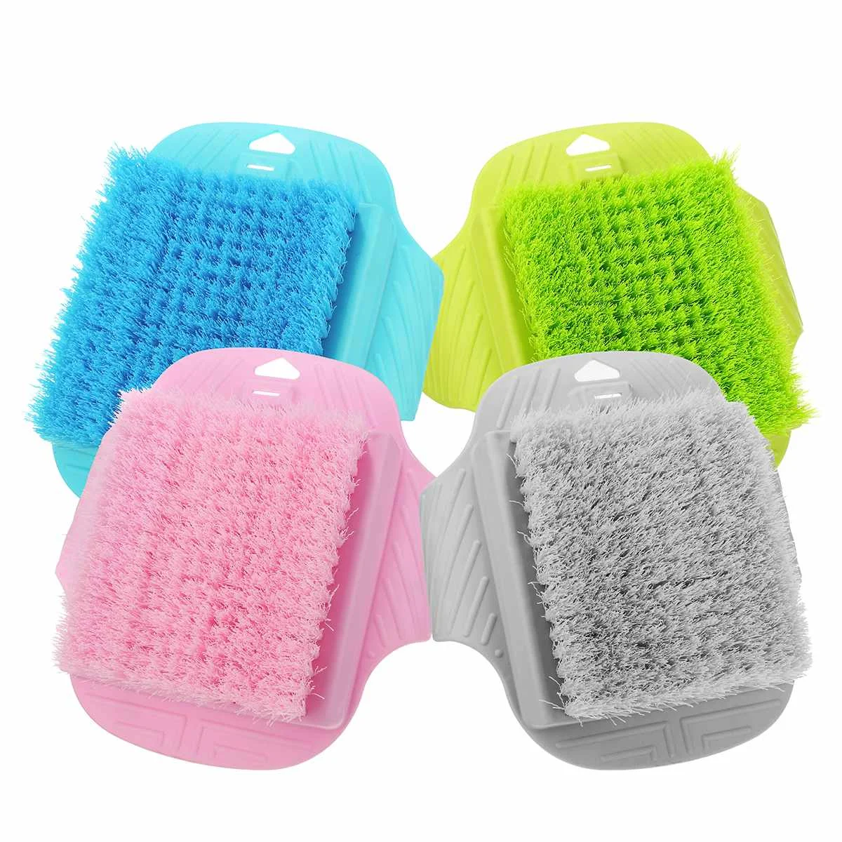 

2pcs Bath Foot Brushes Scrub Massager Relax Relief Spa Shower Feet Care Exfoliating Remove dead skin Cleaning Scrubber