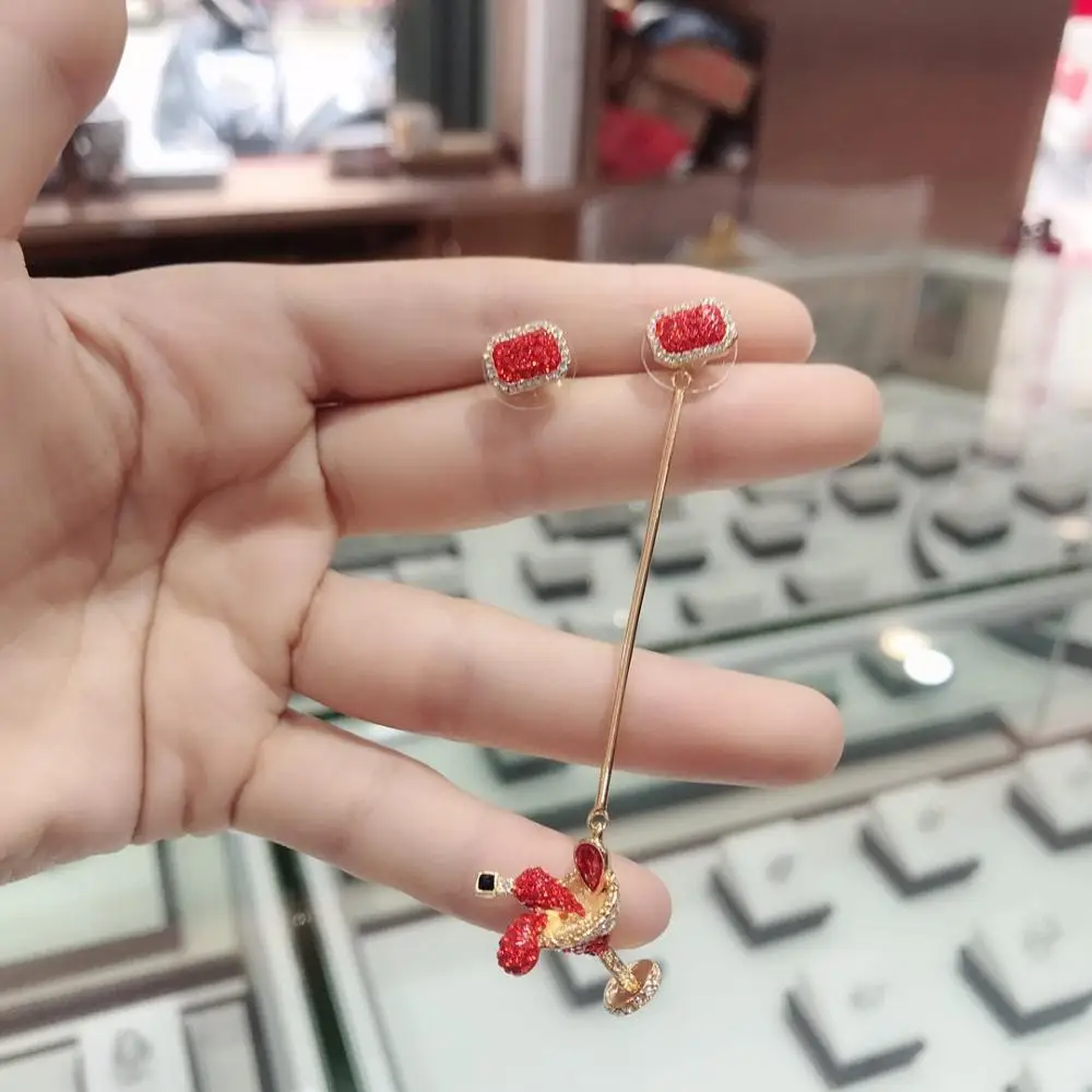 

The Original 1:1 And Name NO REGRETS Cocktail Warm Sweet Holiday Nifty Female Stud Earrings