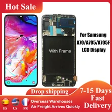 Display for Samsung Galaxy A70 2019 A705F LCD Screen Replacement Touch Digitizer Assembly 6.7 Inch 1920x1080 Mobile Phone Parts