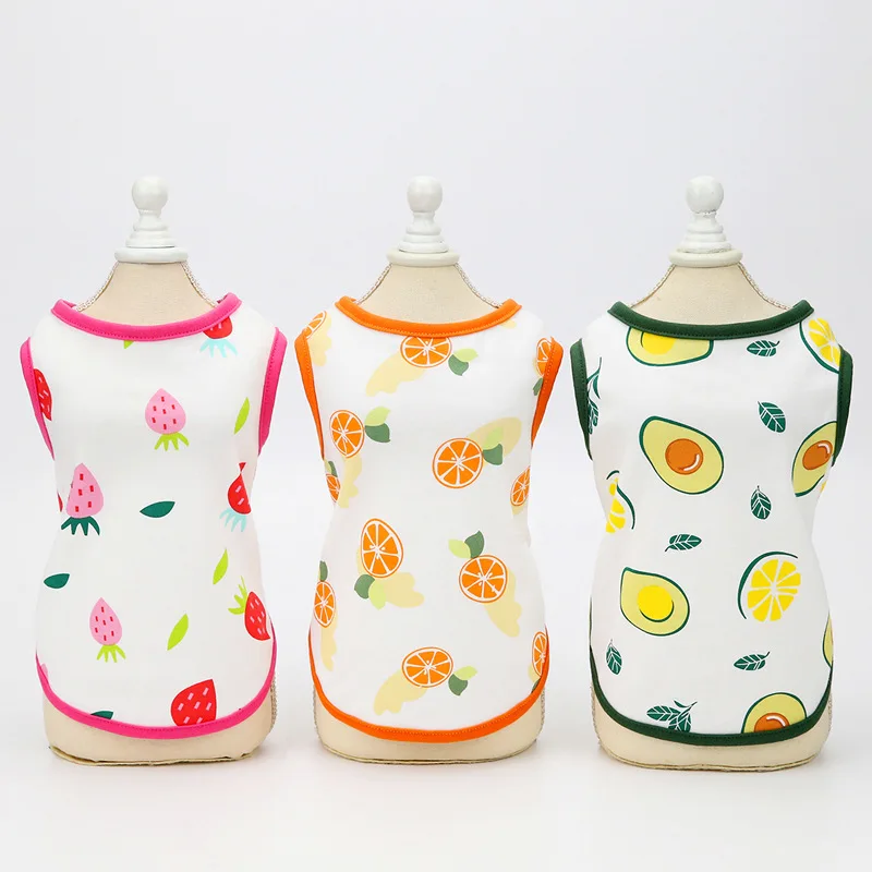 Весна и лето Собака жилет маленькие размеры для стройных девушек Милая одежда с