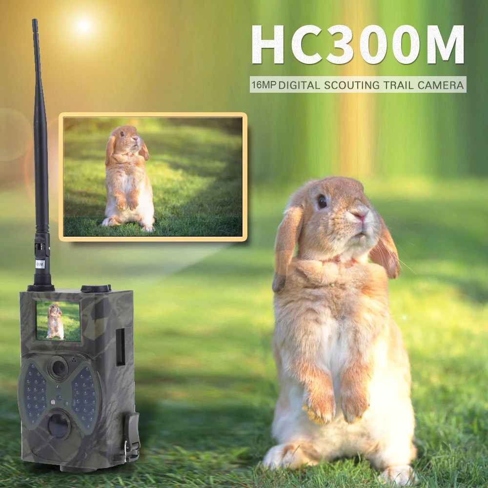 

HC-300M 16MP 940nm Night Vision Hunting Camera MMS Camera Trap Trail Camera MMS GSM GPRS 2G Photo Traps Wild Cameras