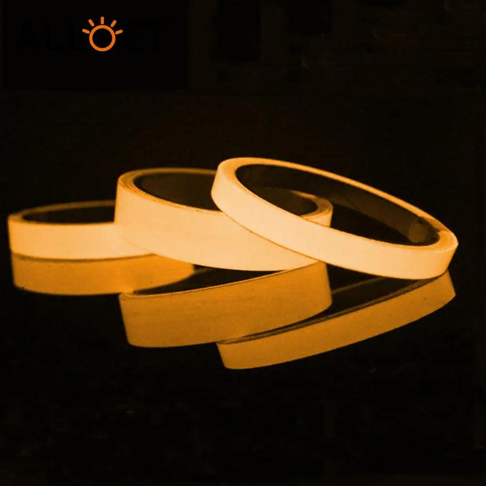 

1/3m Luminous Tape Self-adhesive Glow In Dark Roll Safety Stage Home Decor Warn Strip Illuminated Glow Stickers