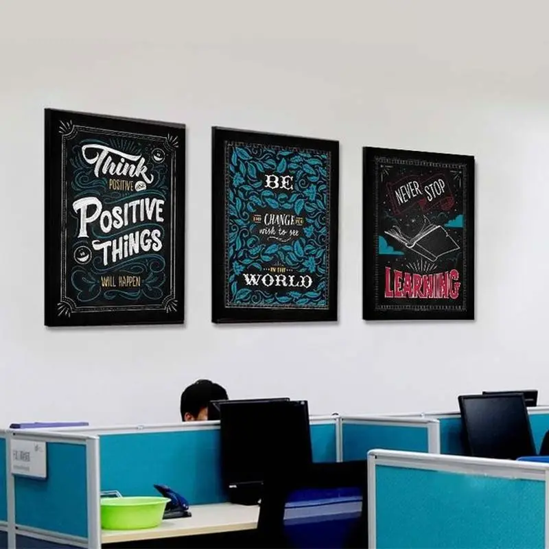 Новый холст печатные студенческие мотивационные буквенные постеры стены