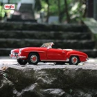 Maisto 1:18 Mercedes-Benz 1955 190SL брелок для автомобильных ключей, имитационная модель автомобиля украшение для дома подарок игрушка Литье под давлением модель игрушка для мальчиков
