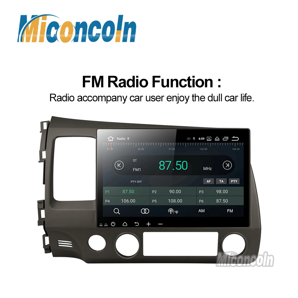 PX30 32G android 9 0 автомобильный dvd gps для honda civic 2006 2011 Автомобильный Радио Видео