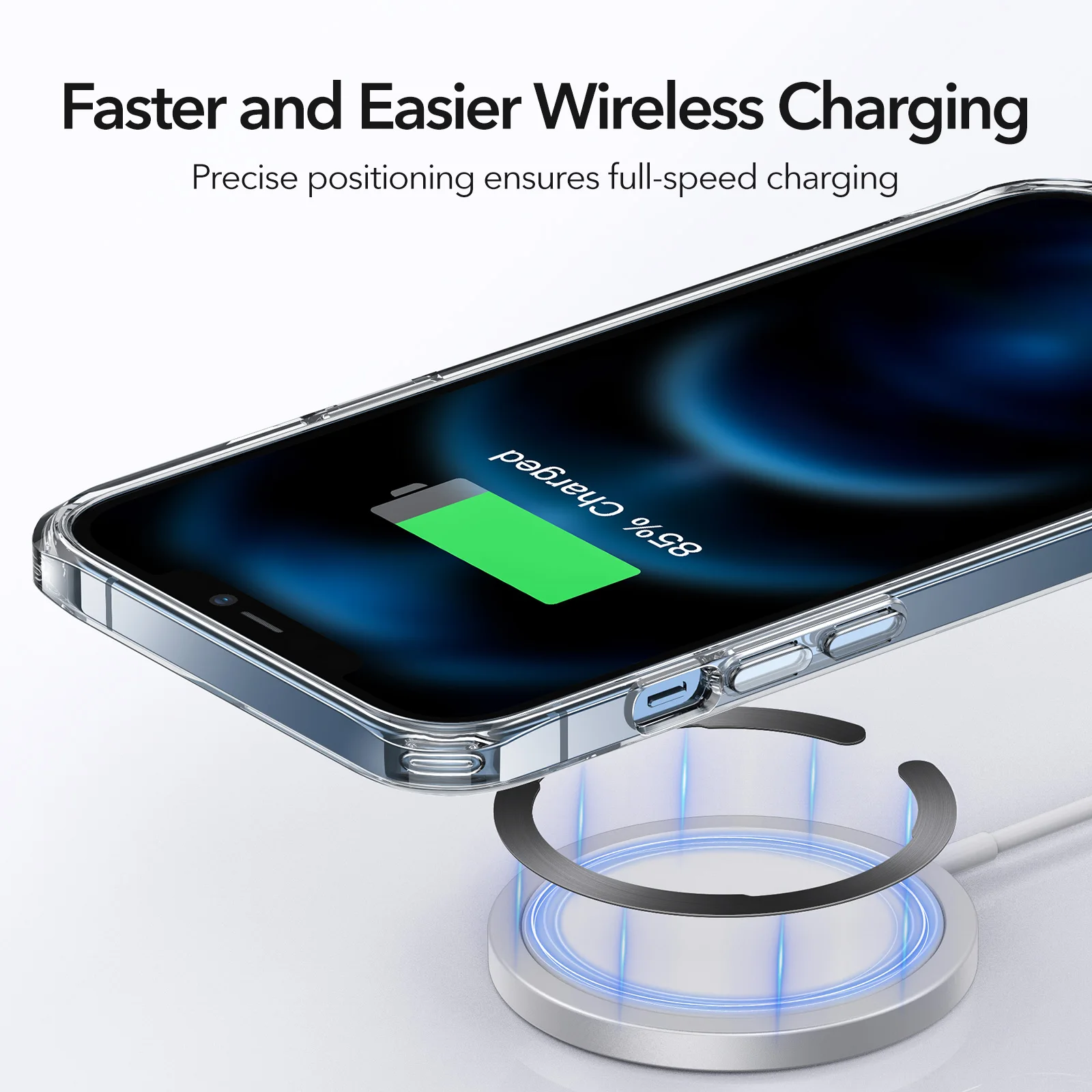 Магнитное кольцо ESR для зарядки iPhone 13 12 Pro Max iPhone13 магнитное металлическое Samsung
