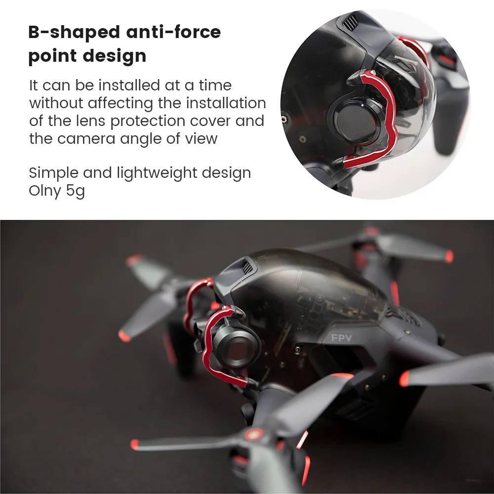 Бампер из алюминиевого сплава для камеры DJI FPV | Электроника
